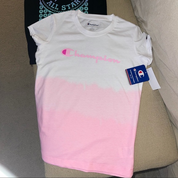 2 Short sleeve T shirts 👚 Champion -and- 🌟 Converse - Picture 4 of 11
